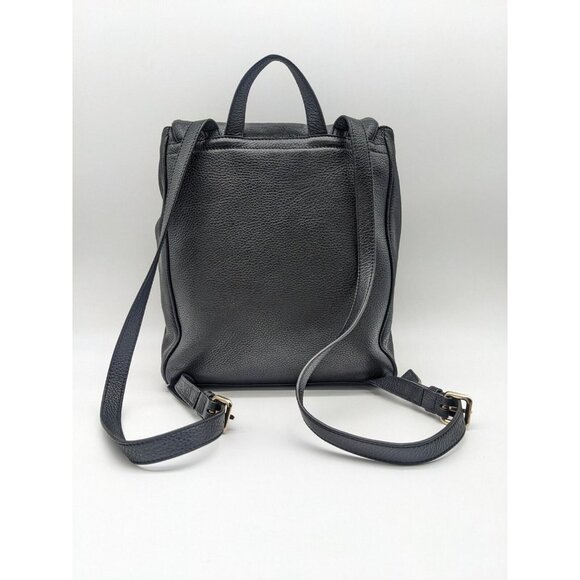 KATE SPADE NY genuine pebbled leather medium backpack- BLACK - Picture 5 of 12